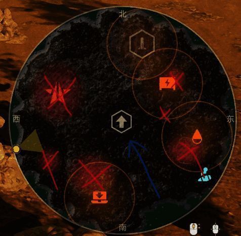 保留一个据点不拆以控制巡逻队方向的策略图解