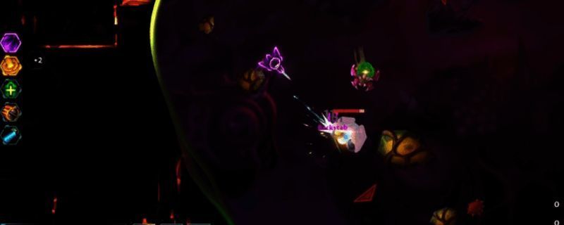 《故障星系》游戏封面及界面预览图，科幻风格浓厚