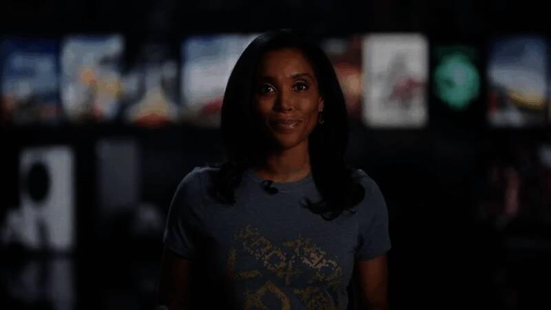 下一代Xbox主机概念图，外观简洁现代，散热结构明显