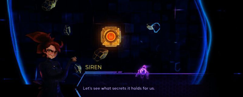 《故障星系》游戏封面画面，星际背景中漂浮着破损的飞船和发光粒子特效