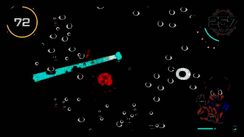 游戏中主角“灵魂”与本能酱并肩战斗画面，背景为梦幻风格的关卡场景