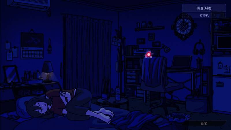 游戏中敌人被弹飞瞬间特效画面，角色做出反击姿势