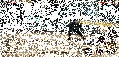 卡卡西使用上拉特殊普攻，雷切突进并制造分身