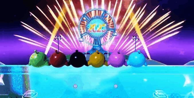 过往赛季角色全息投影出现在灯光秀现场，引发玩家感动与欢呼