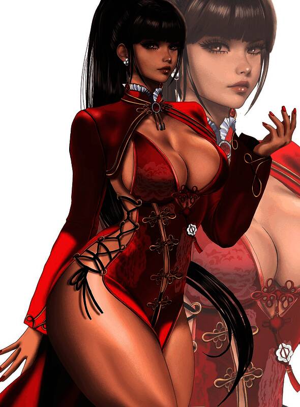 《剑星》官方宣传海报，突出展示女主角Eve的标志性战斗姿态