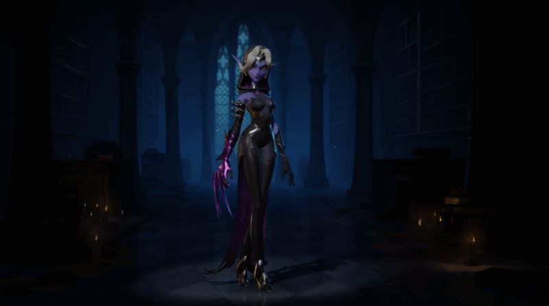 游戏内英雄角色立绘展示，风格各异，细节丰富