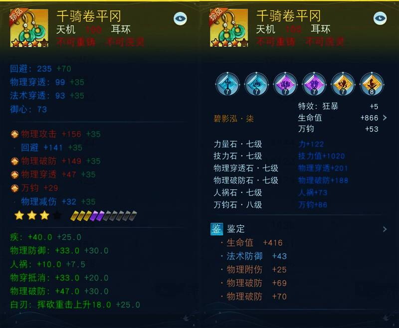 耳环装备展示，镶嵌宝石闪闪发光，细节精致