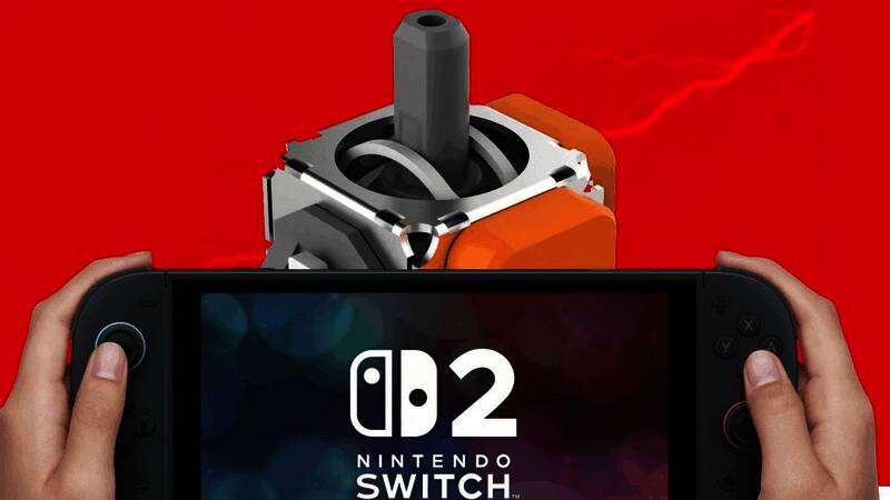 任天堂Switch2主机与Joy-Con手柄展示，手柄侧面可见内置强磁铁结构