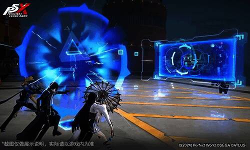 多祢村理子·未央手持风刃，身姿灵动地漂浮于空中