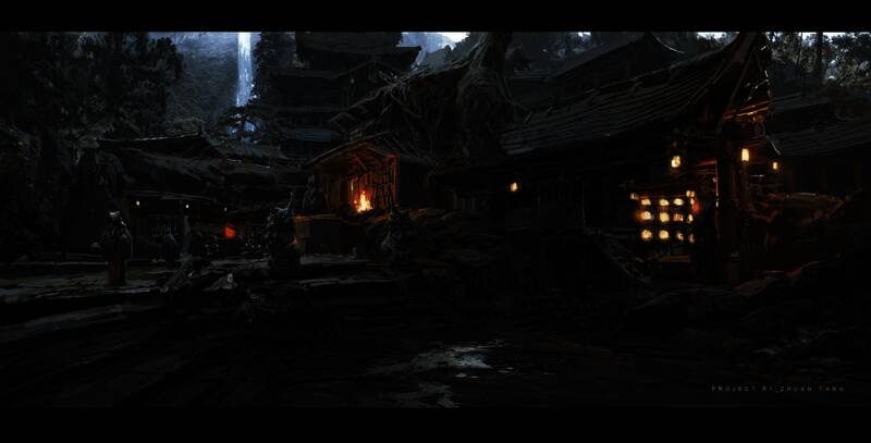 青狮BOSS战斗姿态概念图，气势磅礴