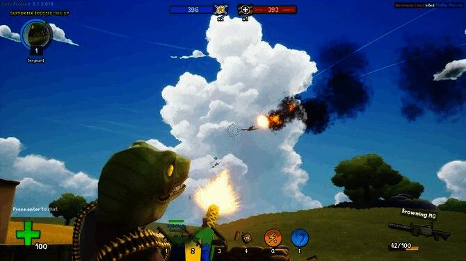 夜幕降临，战场被爆炸火光映照得如同白昼