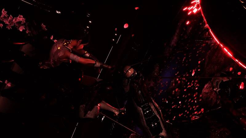 夕阳下的伊芙与百合并肩而立，剪影效果美轮美奂