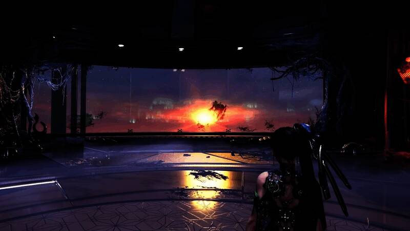 百合身穿节日盛装，在灯光璀璨的城市街头翩翩起舞