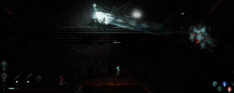 冥界契约游戏封面展示，神秘黑暗风格界面中呈现角色与怪物对峙场景