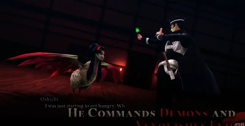 游戏场景截图，展示复古风格的城市街道与角色对话界面