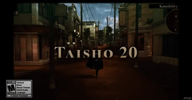 主角在异界中与神秘NPC对话，剧情线索逐步展开