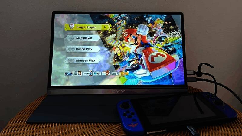 Jsaux Switch 2底座原型机展示图，显示其工程测试状态