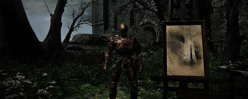 《艾尔登法环：黑夜君临》执行者太刀哥战斗画面，展示其弹反动作与技能特效