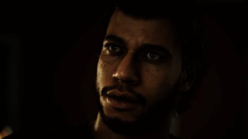 《心之眼》游戏画面，角色建模粗糙，场景细节模糊，整体画质低劣