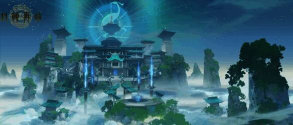 玉虚宫内景展示，众多经典封神角色齐聚一堂