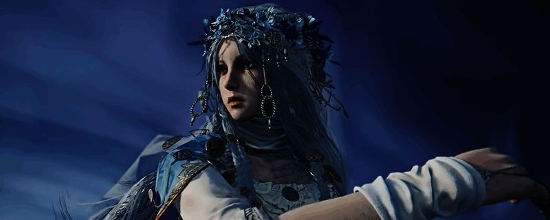 艾尔登法环黑夜君临中复仇者释放大招画面，角色周围环绕着光芒特效