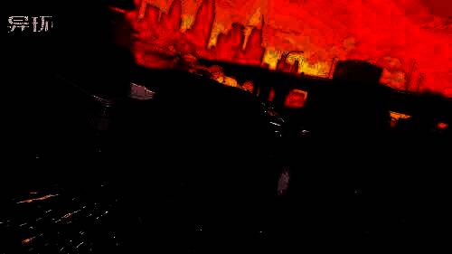 玩家试玩《异环》的画面，角色穿梭于光影交错的城市街道中