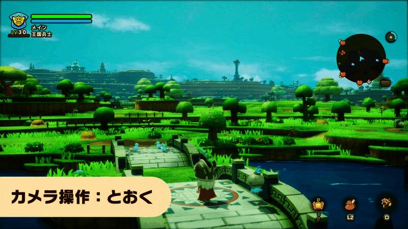 游戏内角色在田野中耕作的画面，阳光洒落，场景温馨自然