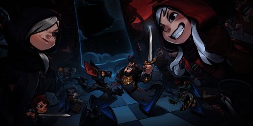 游戏宣传画面展示地精珍宝铺场景，货架上摆满各种神秘宝物