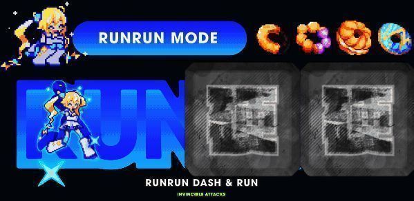 Coneru进入RunRun Mode后的高速战斗画面，周围气流扭曲、光影闪烁