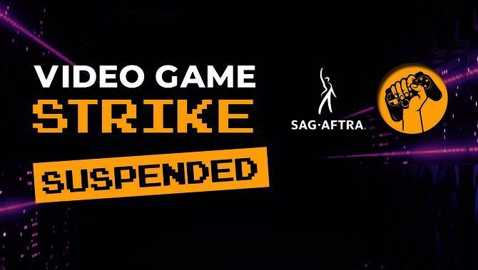 美国演员工会罢工抗议现场，演员们举牌表达诉求