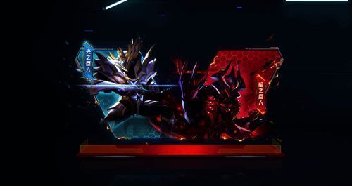 《太空杀》新年限定角色光之巨人与暗之巨人形象展示，造型炫酷充满力量感