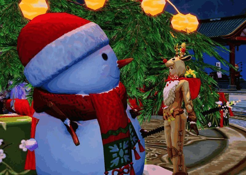 女款【雪域藏云】展示，身着藏风长袍，配饰精美