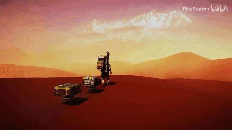 角色手持武器面对未知敌人，紧张氛围扑面而来