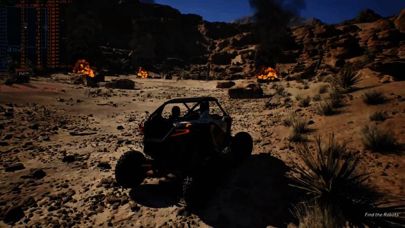 夜景战斗画面，爆炸特效与粒子效果逼真但性能压力巨大