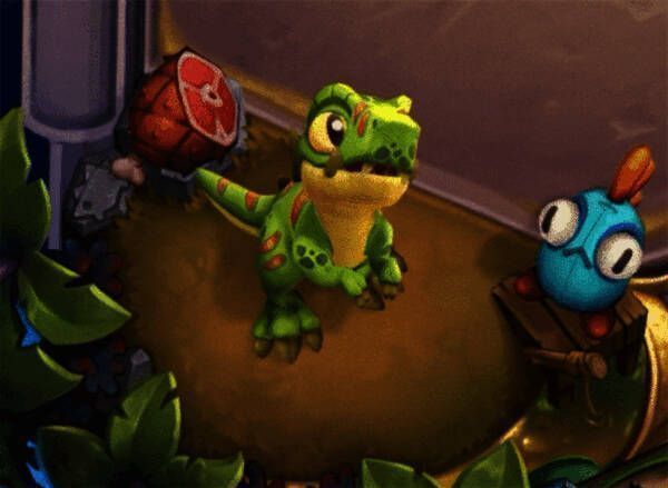 暴龙王克鲁什宠物形象展示，体型威猛，造型独特，充满霸气