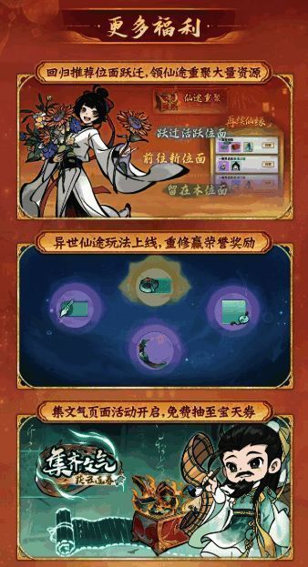 周年纪念礼盒与头像预览图，展示Q版风格设计