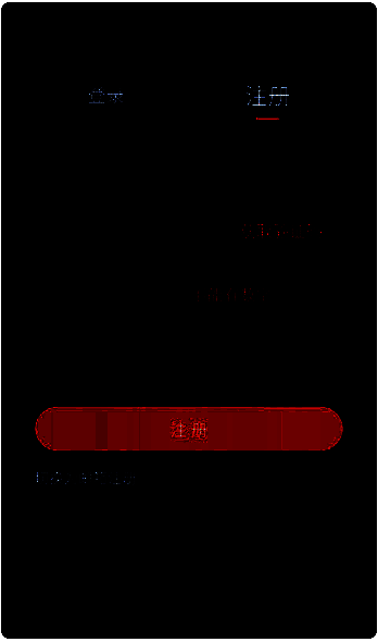 泰剧兔注册页面示意图，手机号、昵称与密码输入区域清晰标注