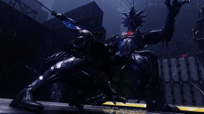 八云在训练场施展飞燕技能，身后有高阶忍者泰兰指导