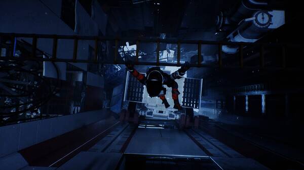 主角Ariane在极端环境中操作设备，背景为荒凉的外星地表