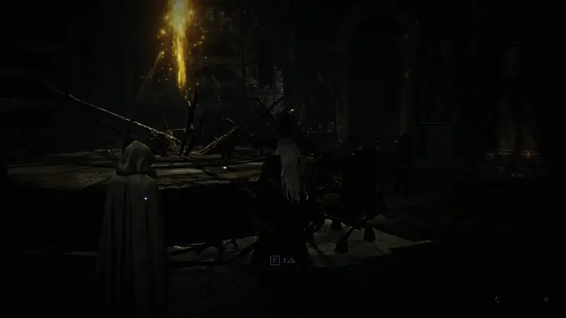 女爵角色战斗场景，手持细剑与敌人激烈对抗