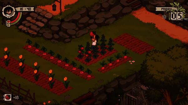 主角与NPC进行对话互动，界面显示好感度选项