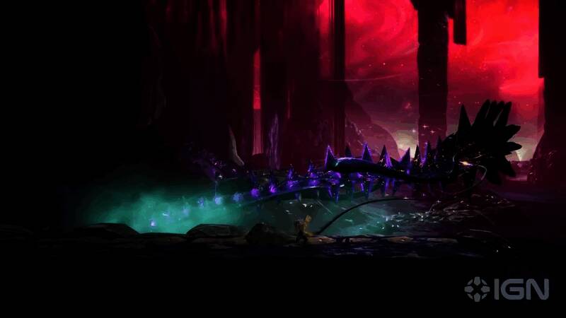 游戏角色与NPC互动场景，画面展现神秘对话界面