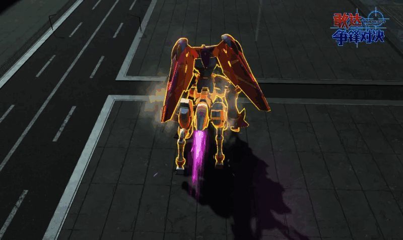 角色高速冲刺中，身后留下残影轨迹，展现疾驰技能效果