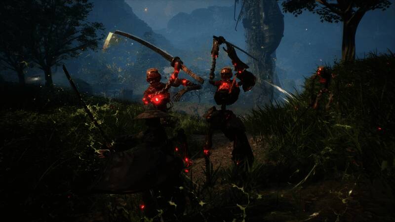 游戏内标志性场景之一，天空乌云密布，地面满是残垣断壁