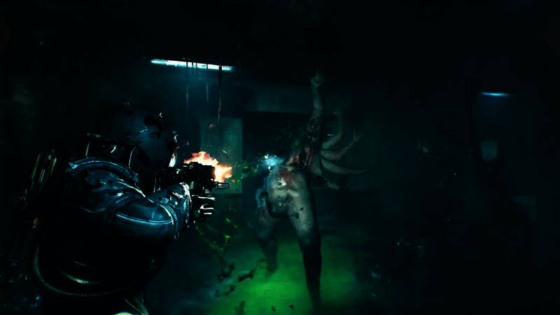 主角使用特殊装置打开时间通道瞬间