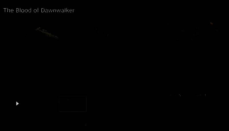 游戏主界面场景，展现黄昏下的古老城堡与阴沉天空