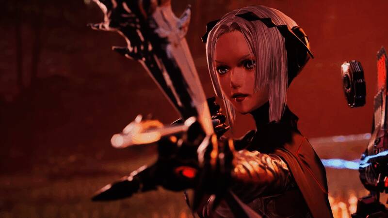 夜晚战斗场景，机甲与敌人激烈交火，空中有流星划过