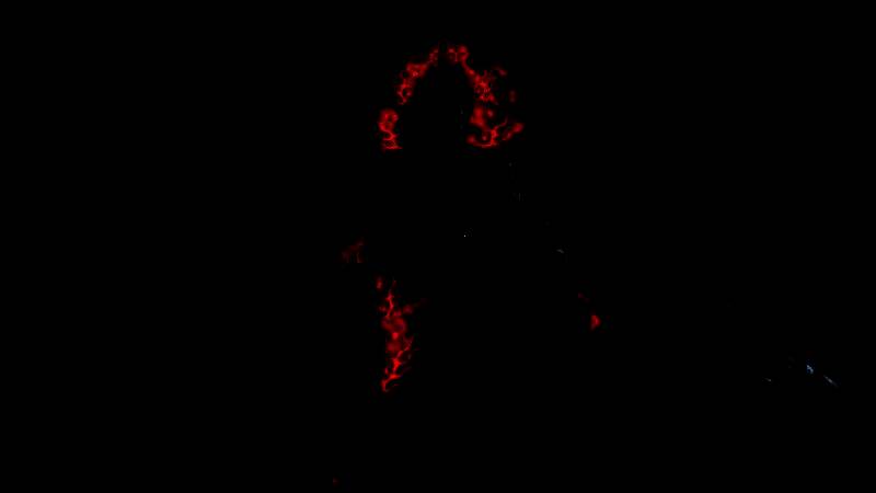 未来东京废墟场景，弥漫着诡异瘴气，远处可见巨型机甲缓缓移动