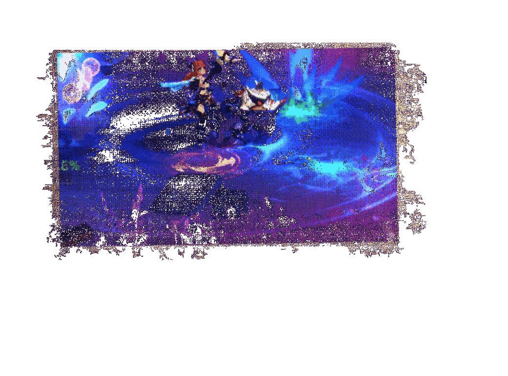 星言战斗场景动画，背景为星空与极光交织的魔法风暴