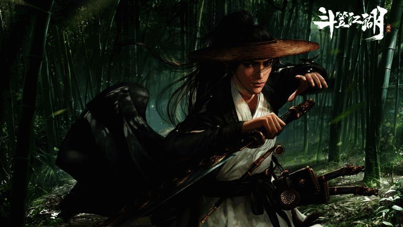 两名玩家在擂台上激烈对决，周围观众围观助威